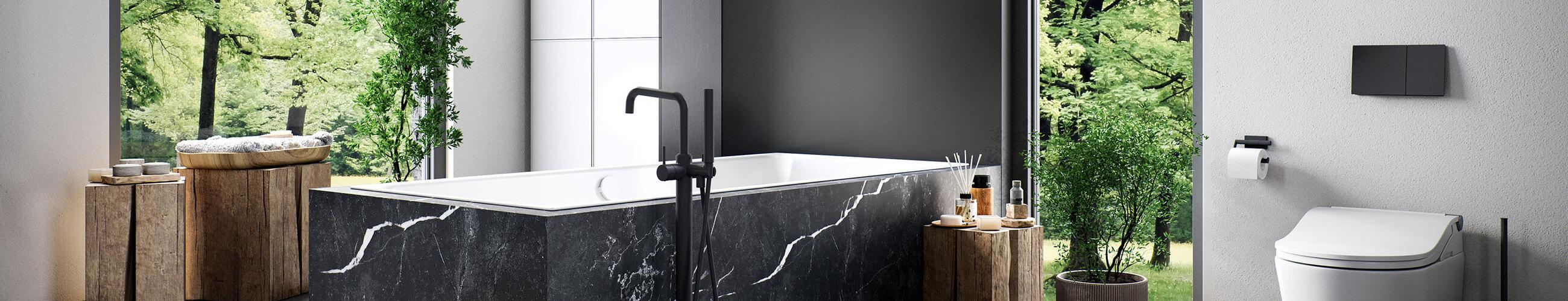 Bad mit Badewanne Marmor