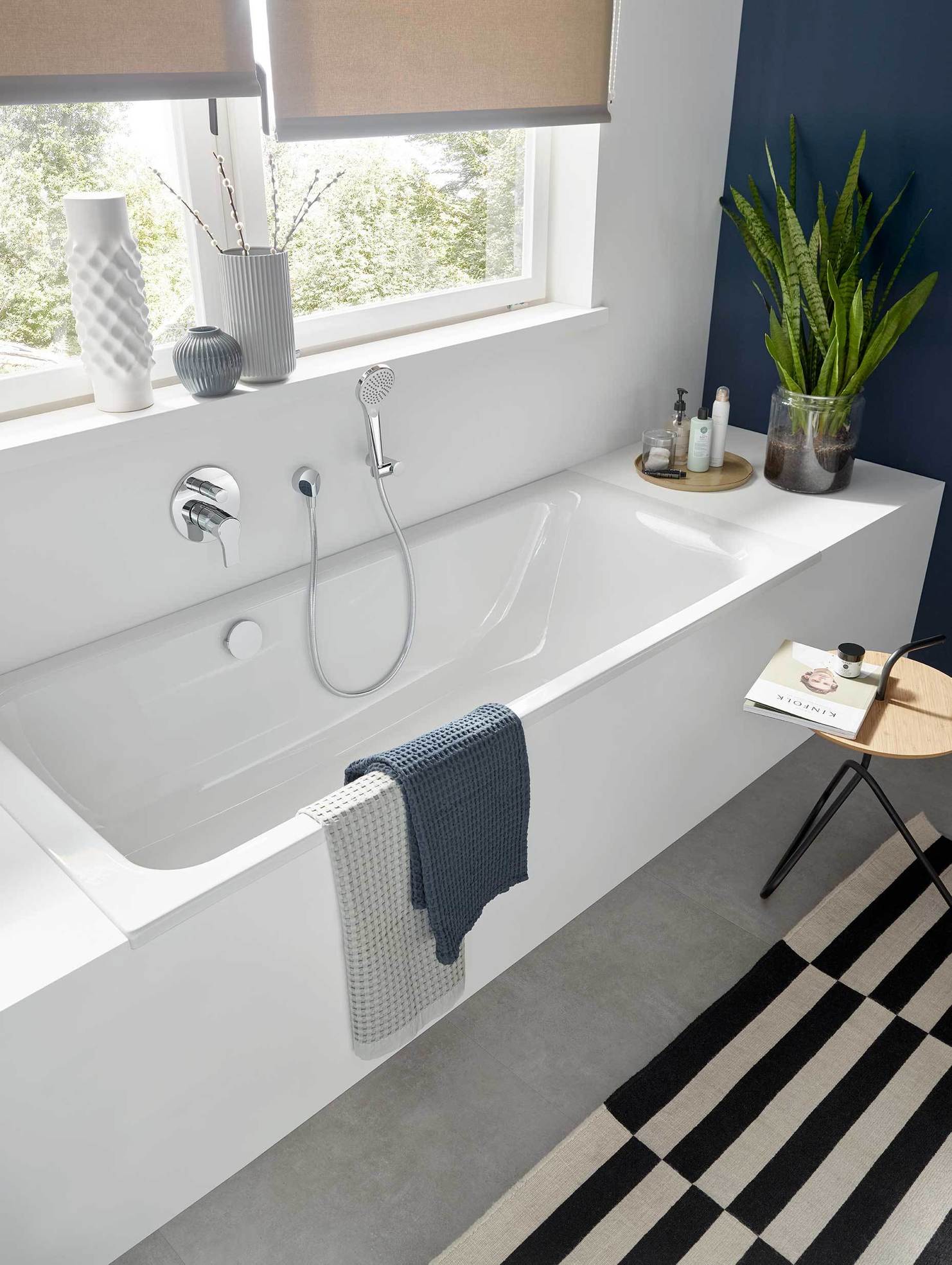 Optima L Badewanne Badewanne mit Tischchen