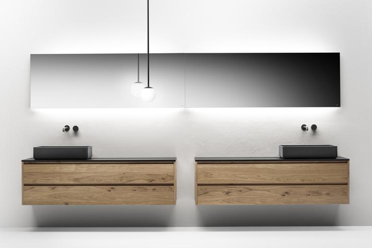 Waschtischanlage braun