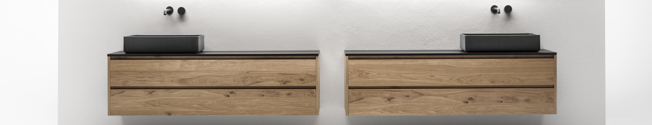 Waschtischanlage braun