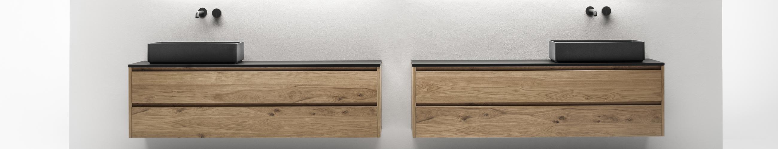 Waschtischanlage braun