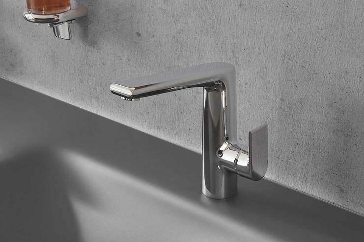 Waschtischbatterie verchromt