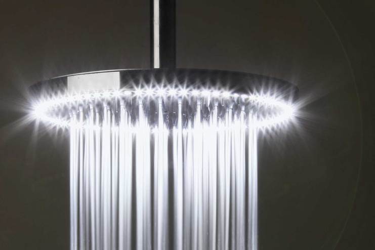 Kopfbrause mit LED Licht