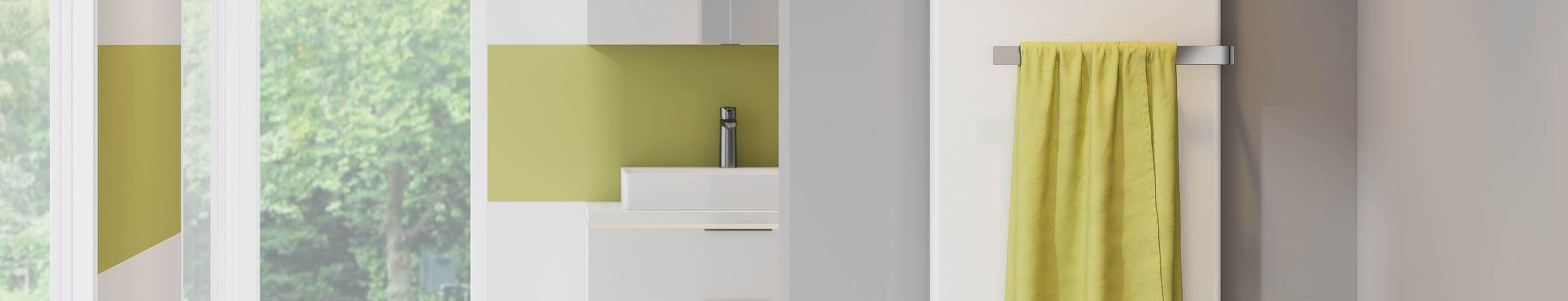 Badheizkörper mit Handtuchhalter