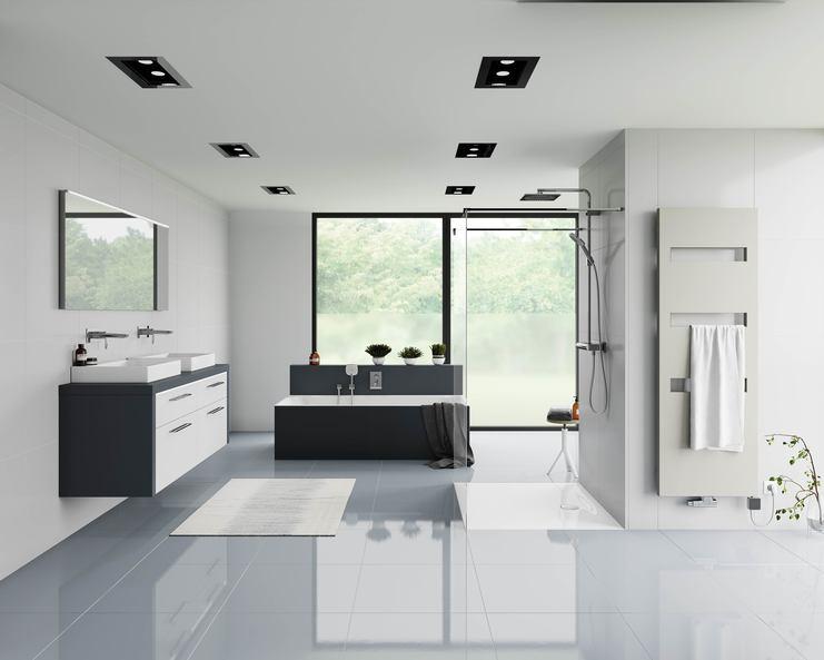 Badheizkörper weiß matt