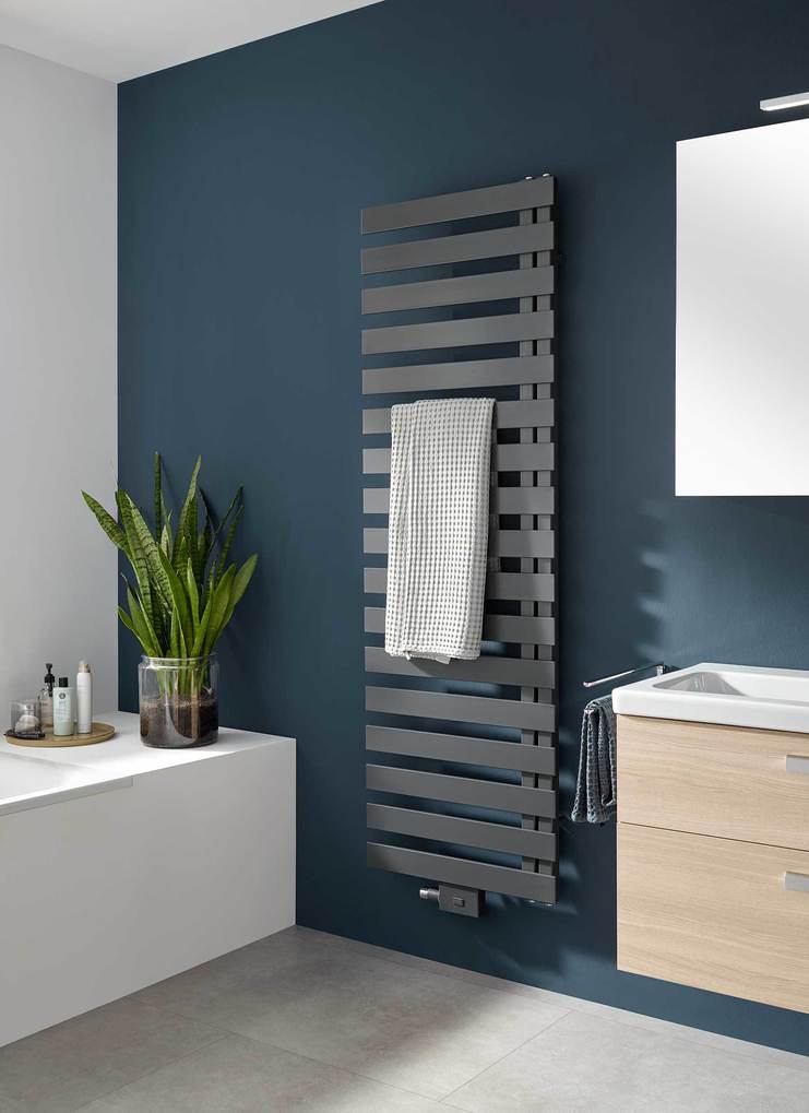 Badheizkörper schwarz matt