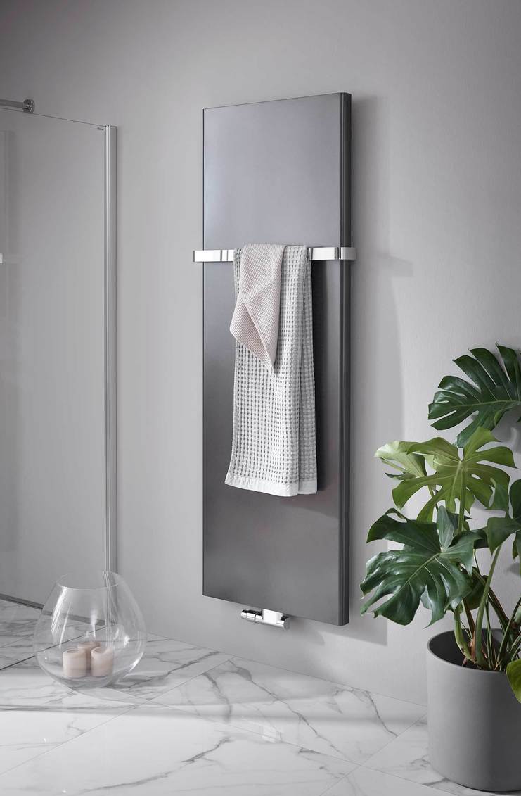 Badheizkörper schwarz matt