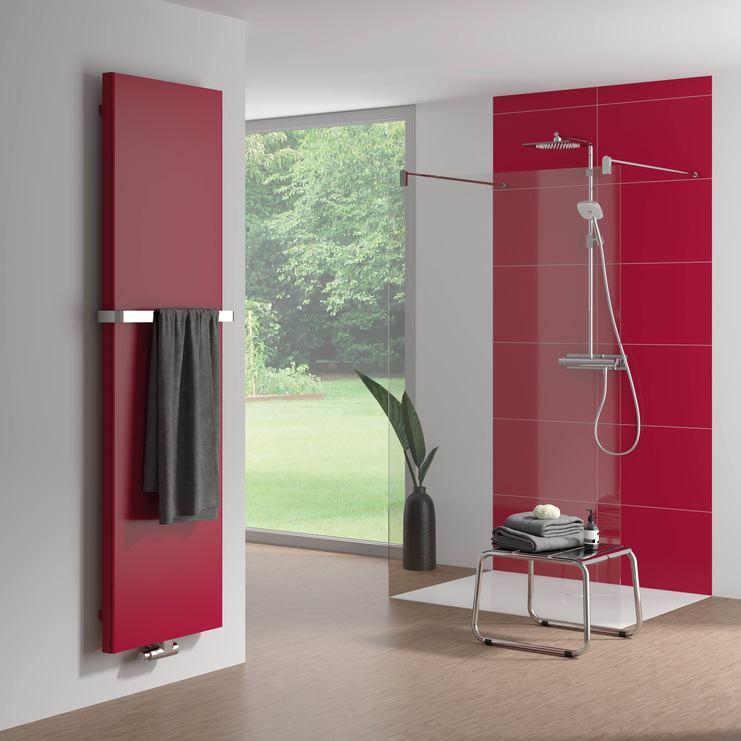 Badheizkörper weinrot