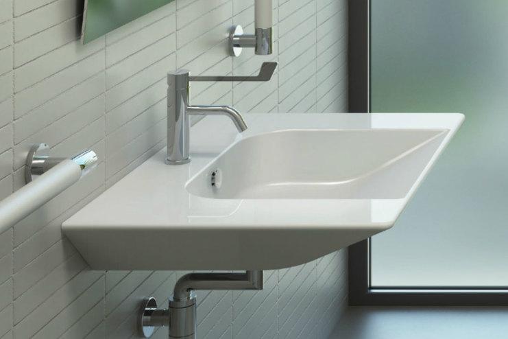 Unterfahrbarer Waschtisch