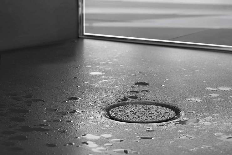 Duschebene antirutsch