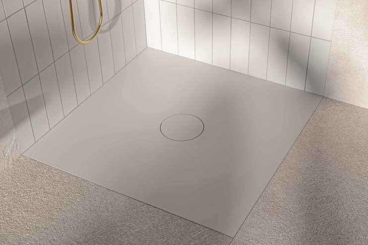 Duschebene beigegrau