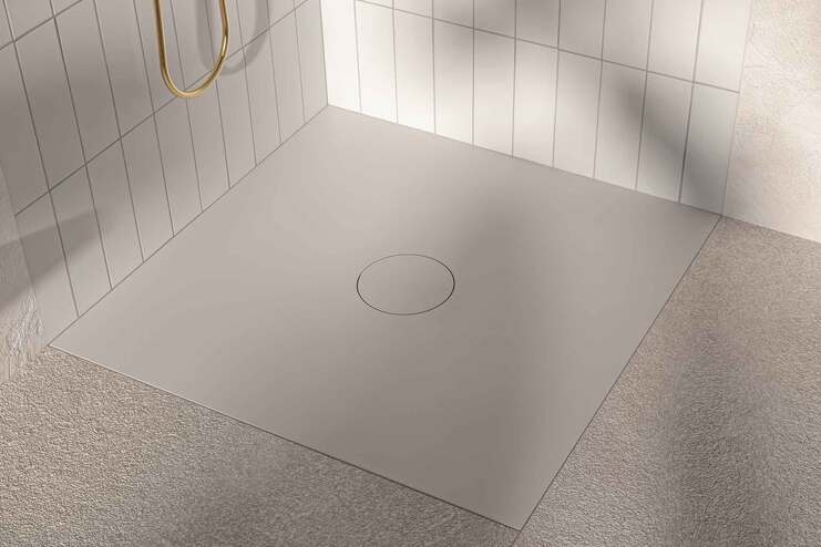 Duschebene beigegrau