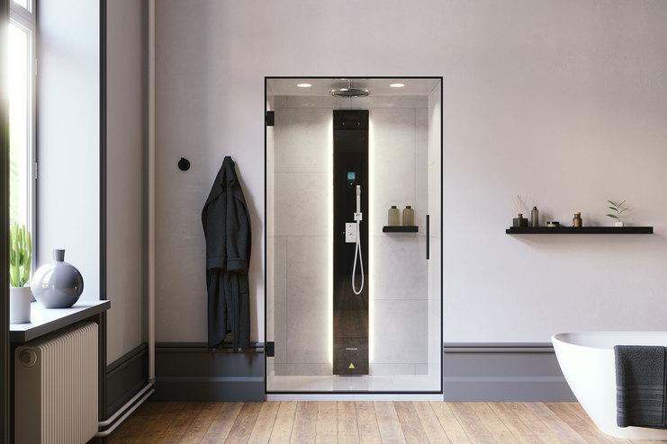 Dampfduschkabine im Bad