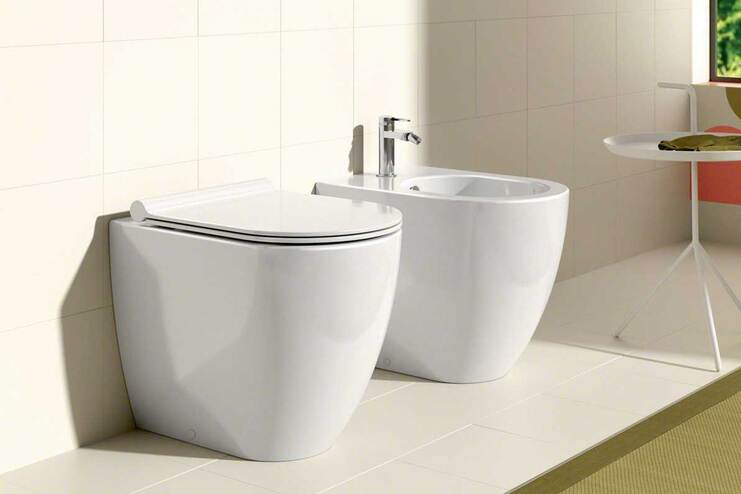 Stand WC und Bidet