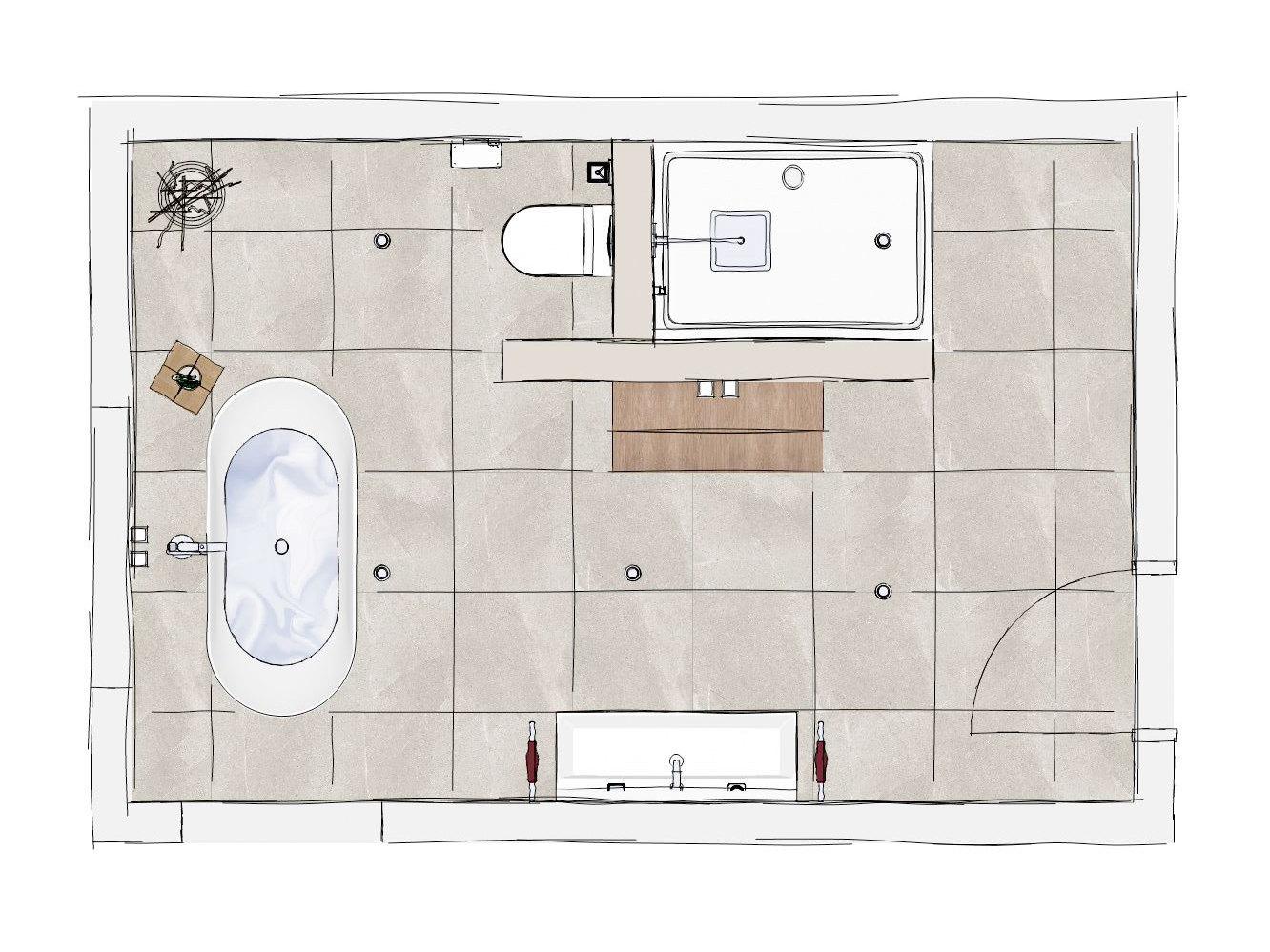 Planungsskizze Diamant Planungsskizze